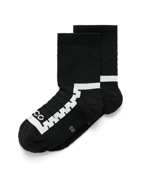 ECCO® praktiškos kojinės iki pusės blauzdų unisex - Juodas - M