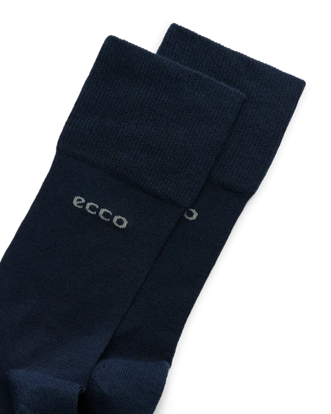 Unisex ECCO® Longlife Mid-Cut Socks - Blue - D1