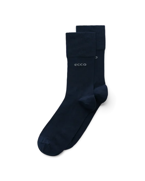 Unisex ECCO® Longlife Mid-Cut Socks - Blue - M
