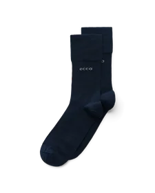 Unisex ECCO® Longlife Mid-Cut Socks - Blue - M