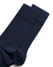 Pánské ponožky střední délky s voštinovým vzorem ECCO® Classic - Tmavě modrá - D1
