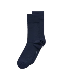 Pánské ponožky střední délky s voštinovým vzorem ECCO® Classic - Tmavě modrá - M