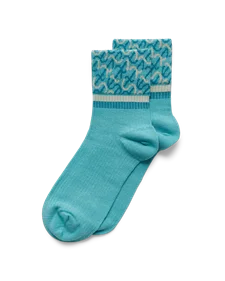 Women's ECCO® Casual Ankle Socks - Blue - M
