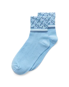 Women's ECCO® Ankle Socks - Blue - M