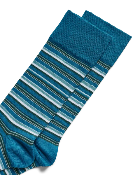 ECCO® Casual chaussettes mi-hautes fonctionnelles pour homme - Bleu - D1