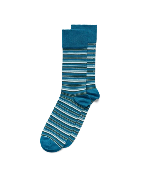 ECCO® Casual chaussettes mi-hautes fonctionnelles pour homme - Bleu - M