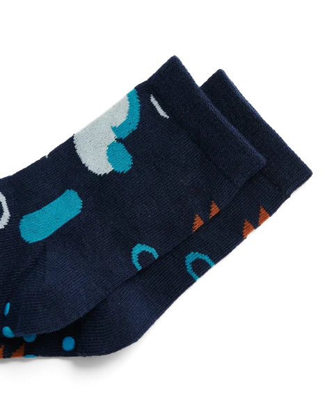 ECCO® unisex halvhøye sokker - Blå - D1