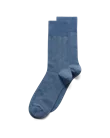 ECCO® Casual chaussettes mi-hautes côtelées pour homme - Bleu - M
