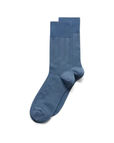 ECCO® Casual Herren Gerippte Socken - Blau - M