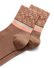 ECCO® chaussettes basses pour femme - Marron - D1