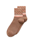 Women's ECCO® Ankle Socks - Brown - M