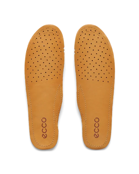 Unisexowe skórzane wkładki do butów ECCO® - Brązowy - M