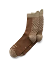 Unisex ECCO® Functional Mid-Cut Socks - Brown - M