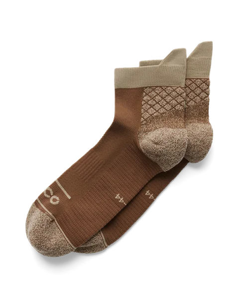 Unisex ECCO® Functional Ankle Socks - Brown - M