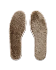 Damskie wkładki do butów ze skóry owczej ECCO® Comfort - Beżowy - M