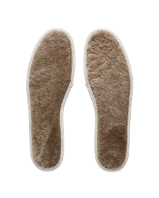 Męskie wkładki do butów ze skóry owczej ECCO® Comfort - Beżowy - M