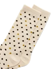 Dámské puntíkované ponožky střední délky ECCO® - Béžová - D1