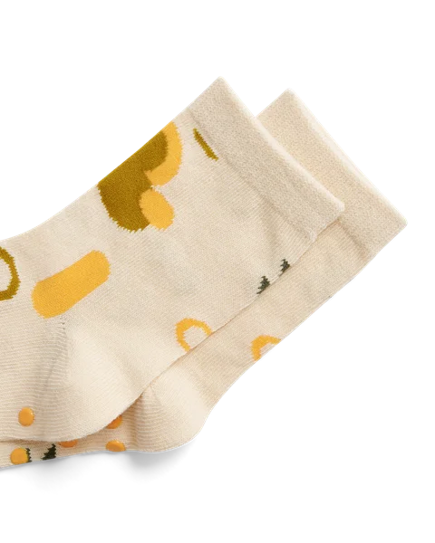 ECCO® kojinės iki pusės blauzdų unisex - Rusvai gelsvas - D1