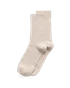 ECCO® chaussettes mi-hautes côtelées pour femme - Beige - M