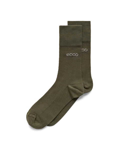 ECCO® Casual Unisex Halbhohe Socken - Grün - M