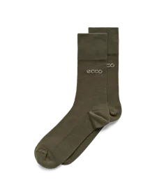 ECCO® Casual Unisex Halbhohe Socken - Grün - M
