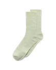 Women's ECCO® Ribbed Mid-Cut Socks - Green - M