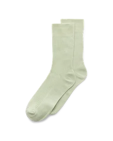 Ženski rebraste srednje visoke nogavice ECCO® - Zelena - M