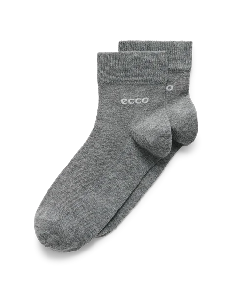 ECCO® Longlife chaussettes basses unisex - Gris - M