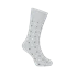 Men's ECCO® Dotted Mid-Cut Socks - Grey - Main