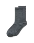 ECCO® Dames geribbelde halfhoge sokken - Grijs - M