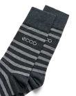 ECCO® chaussettes mi-haute rayées pour homme - Gris - D1