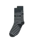 ECCO® chaussettes mi-haute rayées pour homme - Gris - M