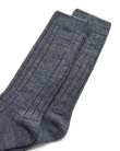 ECCO® chaussettes mi-hautes côtelées unisex - Gris - D1