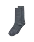 ECCO® chaussettes mi-hautes côtelées unisex - Gris - M