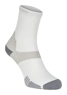 ECCO® Tour Lite chaussettes mi-hautes unisex - Blanc - Main
