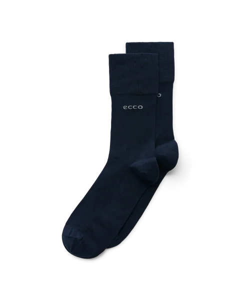 ECCO® Longlife chaussettes mi-hautes unisex - Bleu marine - M