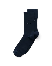 ECCO® Longlife chaussettes mi-hautes unisex - Bleu marine - M