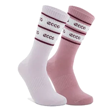 ECCO® Retro kojinės iki pusės blauzdų (2 poros) unisex - Pink - Main