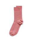 ECCO® Casual Dames geribbelde mid-cut sokken - Pink - M
