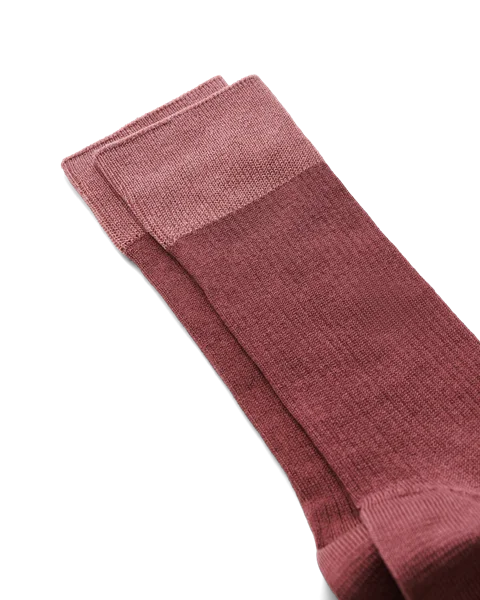 ECCO Vibe Ribbed Colour Cuff Mid-Cut - Pink - D1
