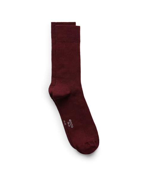 ECCO Vibe Ribbed Mid-Cut - Rød - M