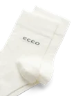 Unisex ECCO® Longlife Ankle Socks - White - D1
