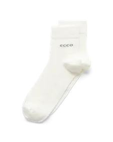 Unisex ECCO® Longlife Ankle Socks - White - M