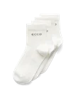ECCO® Play Unisex Langlebige halbhohe Socken (2er-Pack) - Weiß - M