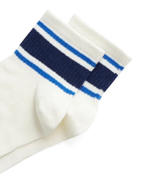 Unisex nízké ponožky (balení po 2 párech) ECCO® Retro - Bílá - D2