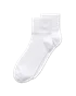 Unisex členkové ponožky členky (2 páry) ECCO® Retro - Biela - M