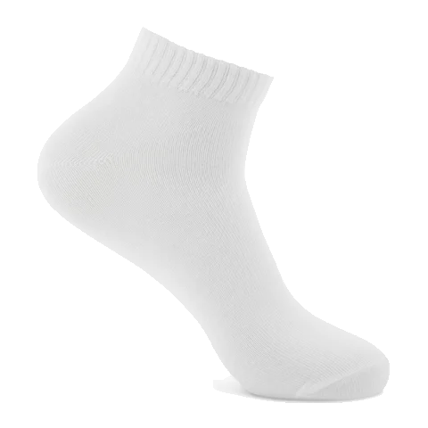 Unisexowe skarpetki do kostki (2-pak) ECCO® Retro - Biały - Outside