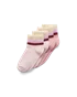 Unisex retro kotníkové ponožky (balení po 2 párech) ECCO® Play - Růžová  - M