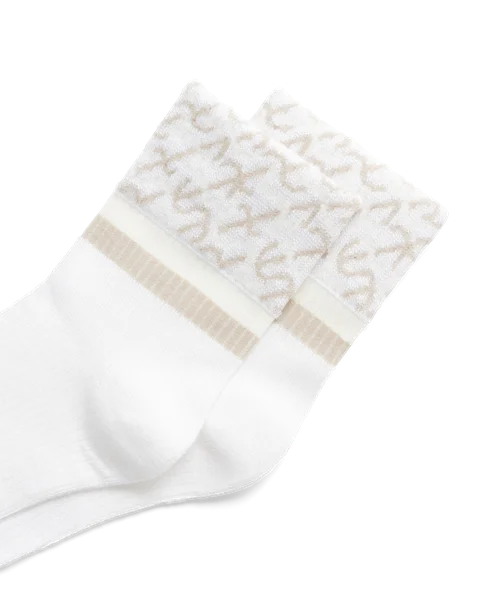Dámske členkové ponožky ECCO® - Biela - D1