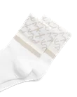ECCO® ženske čarape do gležnja - Bijela - D1